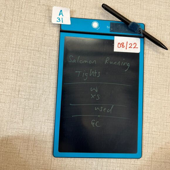 Salomon Running Tights Womens XS Extra Small Drawstring Capri Sweat Wick Stretch - Picture 10 of 11